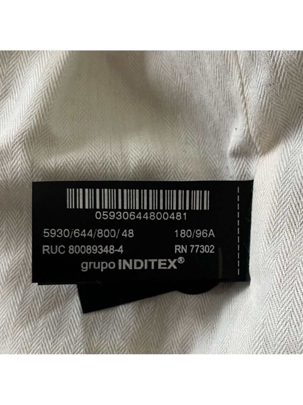 NWOT Zara DOUBLE BREASTED TEXTURED WEAVE JACKET - Picture 14 of 16